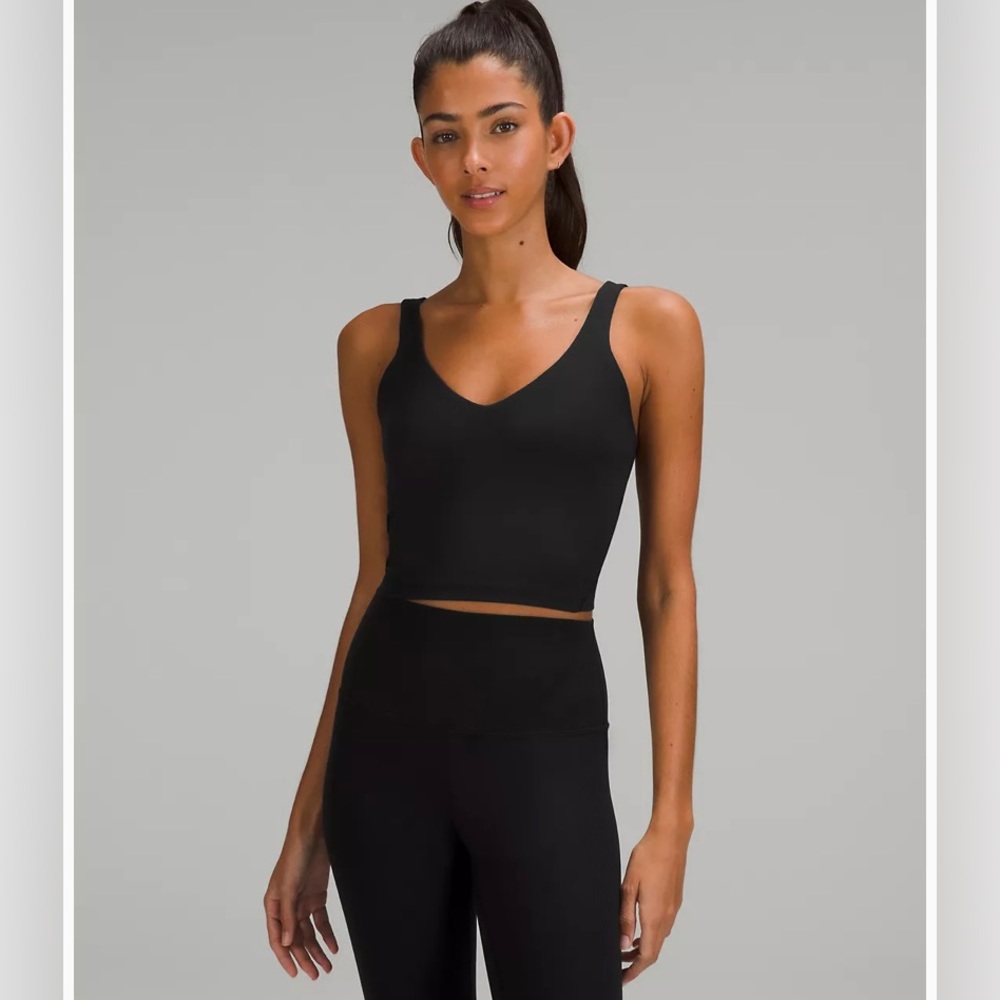 NWT Lululemon - Align Ribbed Tank Top Black - Size 10